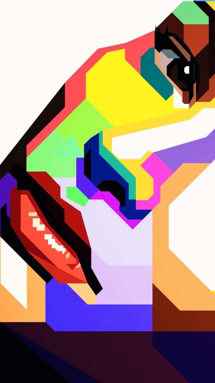 750x1334 WPAP Art Wallpaper