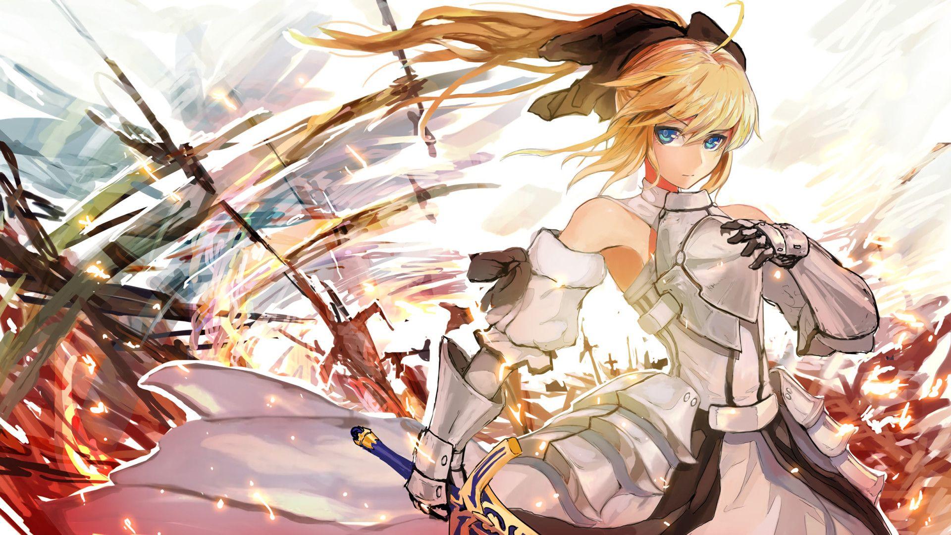 1920x1080 Saber Lily Wallpaper