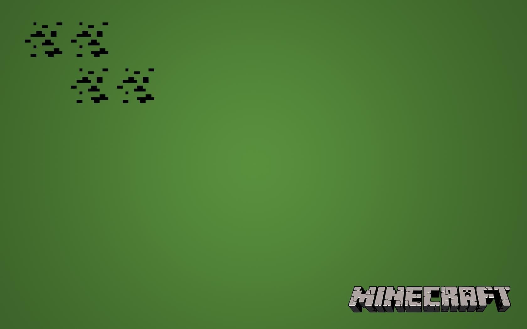 1680x1050 Minimalist Minecraft Wallpaper I've made