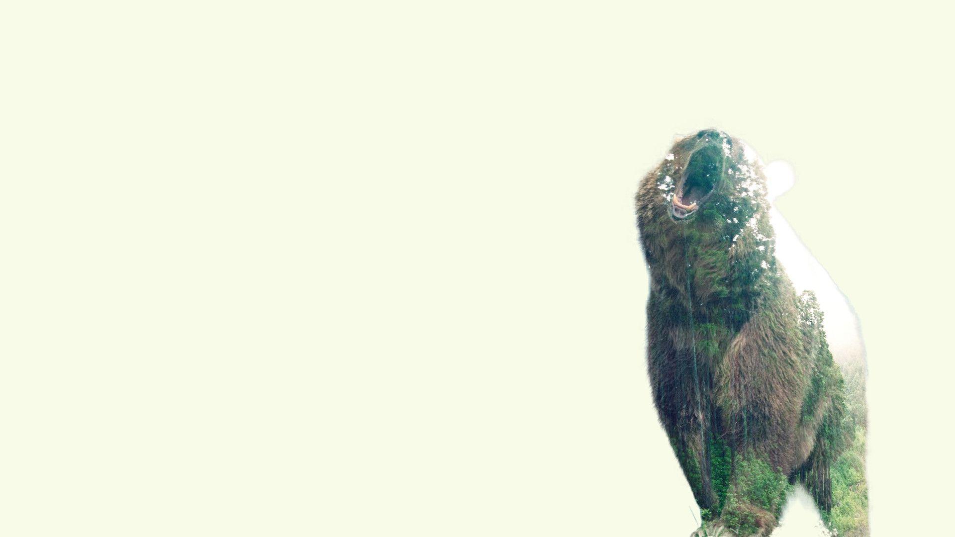 1920x1080 Double Exposure Bear [1920x1080]