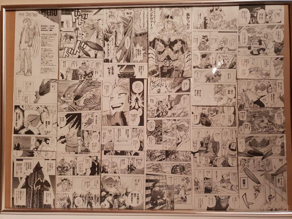 1024x768 Hawks Endeavor Manga Collage. My Hero Academia Amino