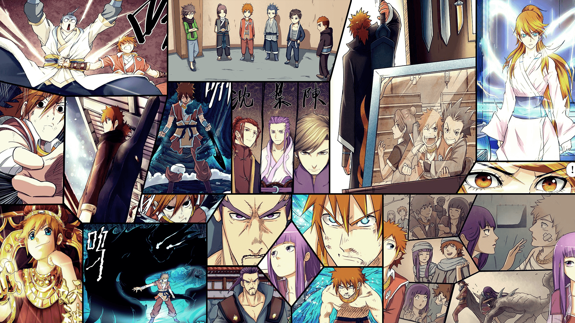 1920x1080 Anime Collage Anime Girls Anime Boys Wallpaper:1920x1080