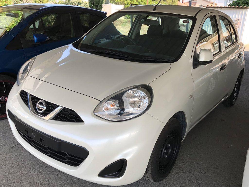 1024x768 NISSAN MARCH WHITE 2017