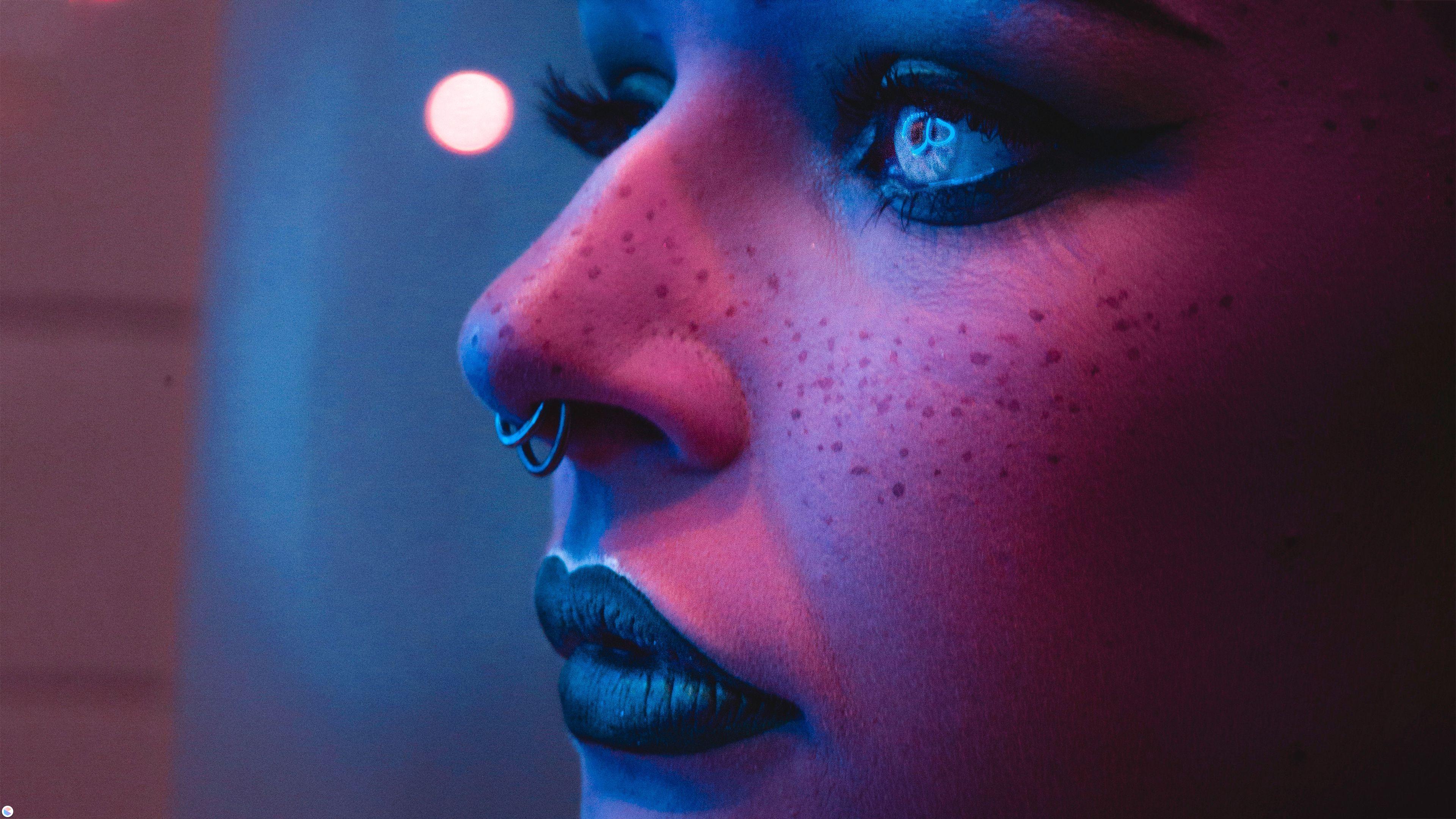 3840x2160 piercing, #digital Art, #artwork, #women, Wallpaper Art Piercing Wallpaper & Background Download