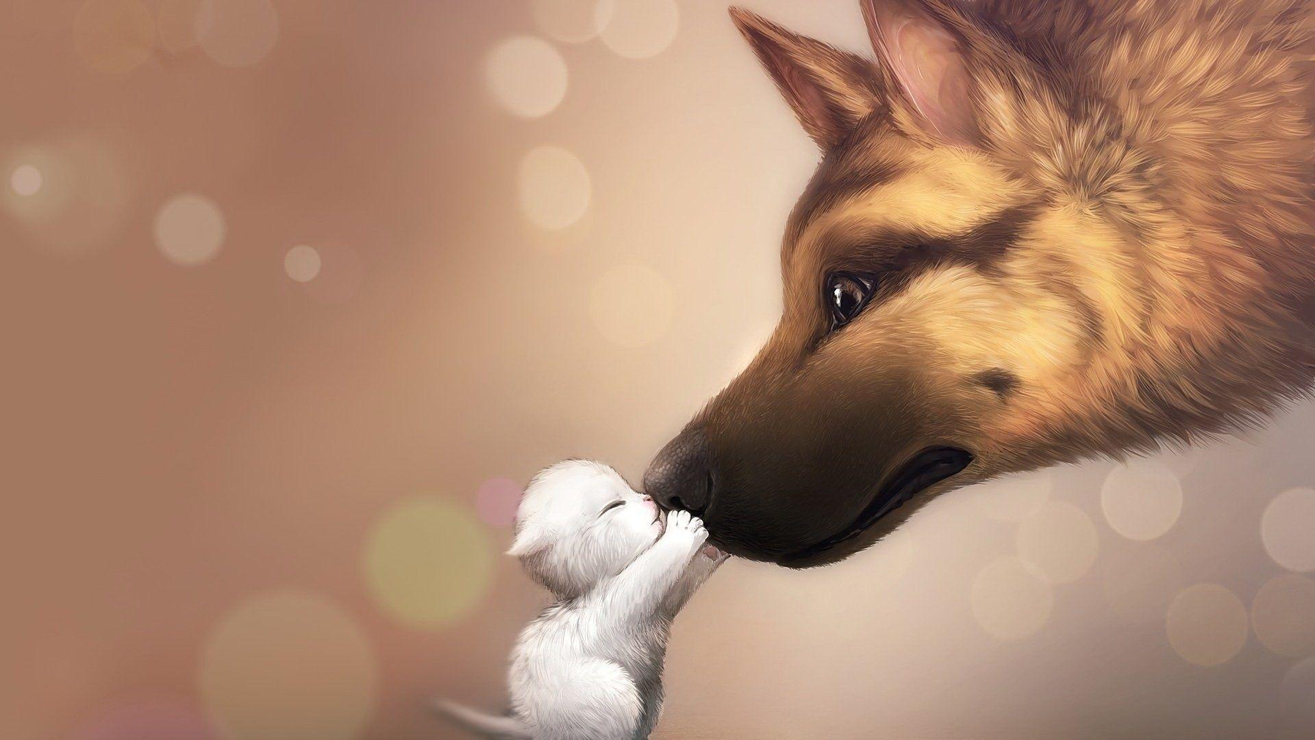 Cute Anime Dog Japanese Manga Doggy Dogs Vaporwave Painting by Amango  Design  Pixels