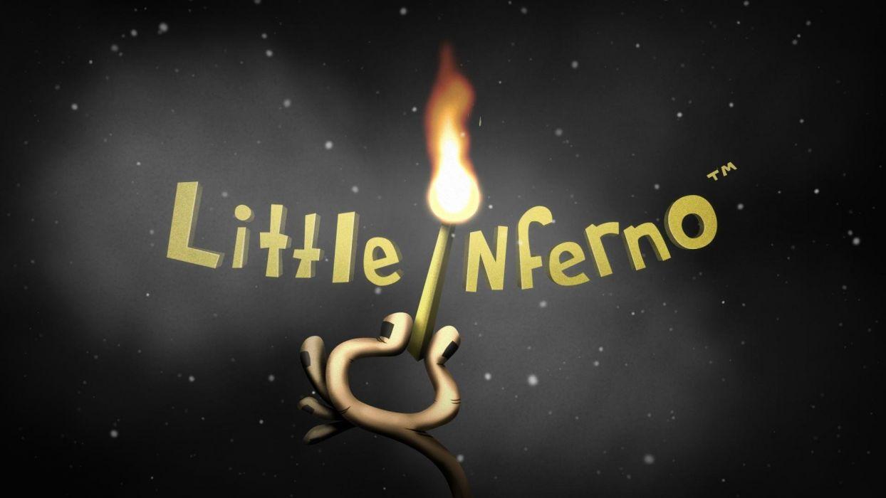 1244x700 LITTLE INFERNO puzzle sandbox family cartoon wallpaperx1080