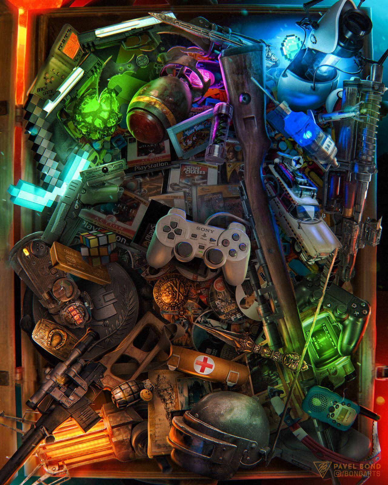 Gaming Graffiti Wallpaper