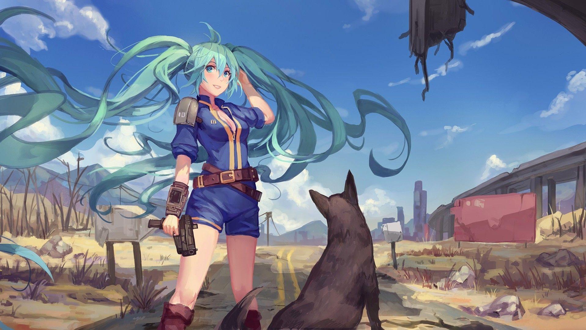 1916x1080 Best Of Fallout 4 Anime Desktop Wallpaper Gallery Wallpaper HD