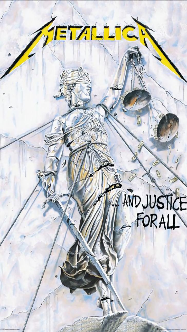 728x1294 Justice For All Metallica Flag