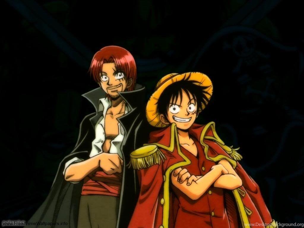1024x768 Download Shanks And Monkey Luffy Redhaired Wallpaper 1024x768. Desktop Background