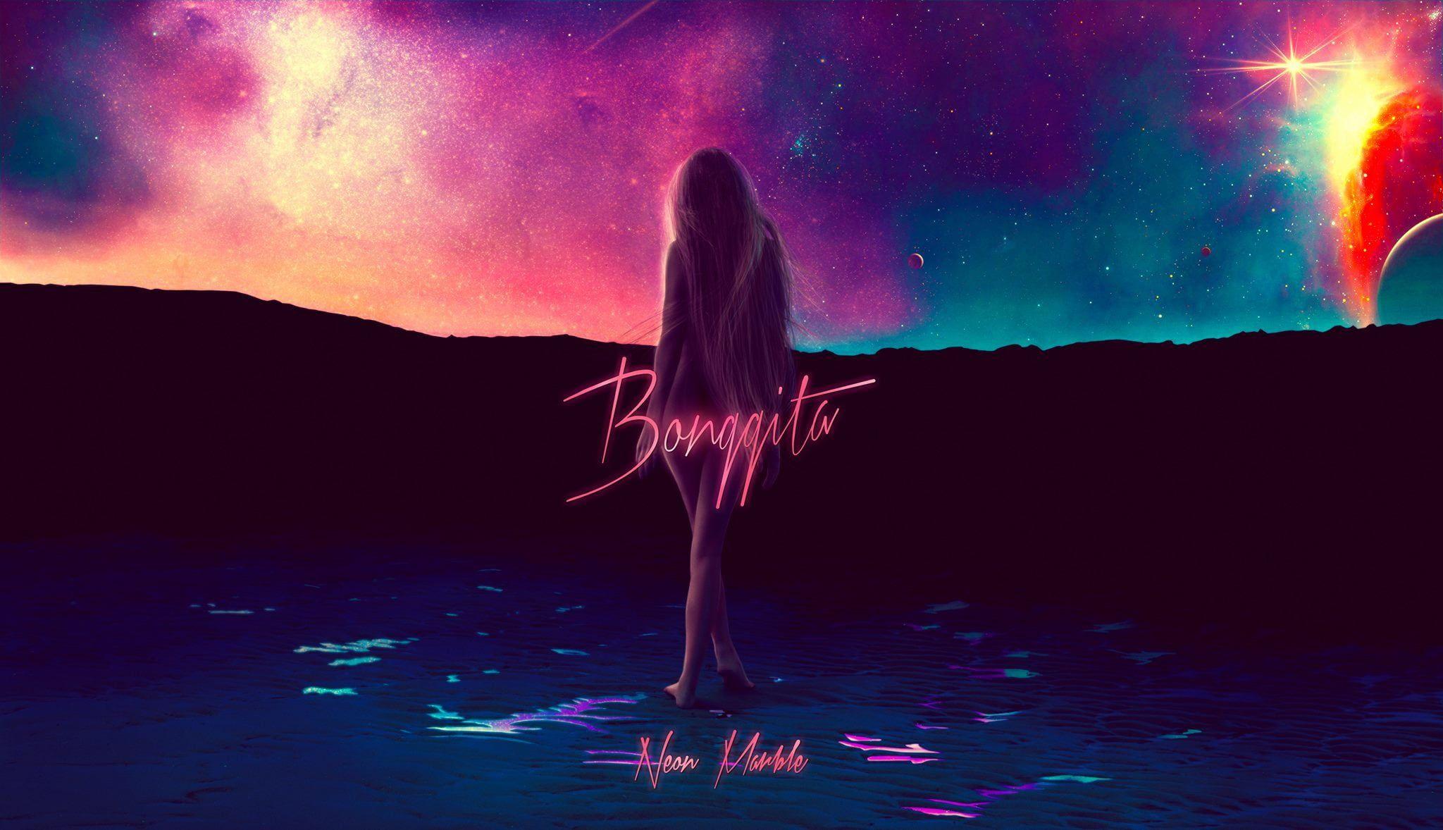 2048x1178 Girl, Music, Background, 80s Wallpaper, Neon, 80's, Synth, Retrowave