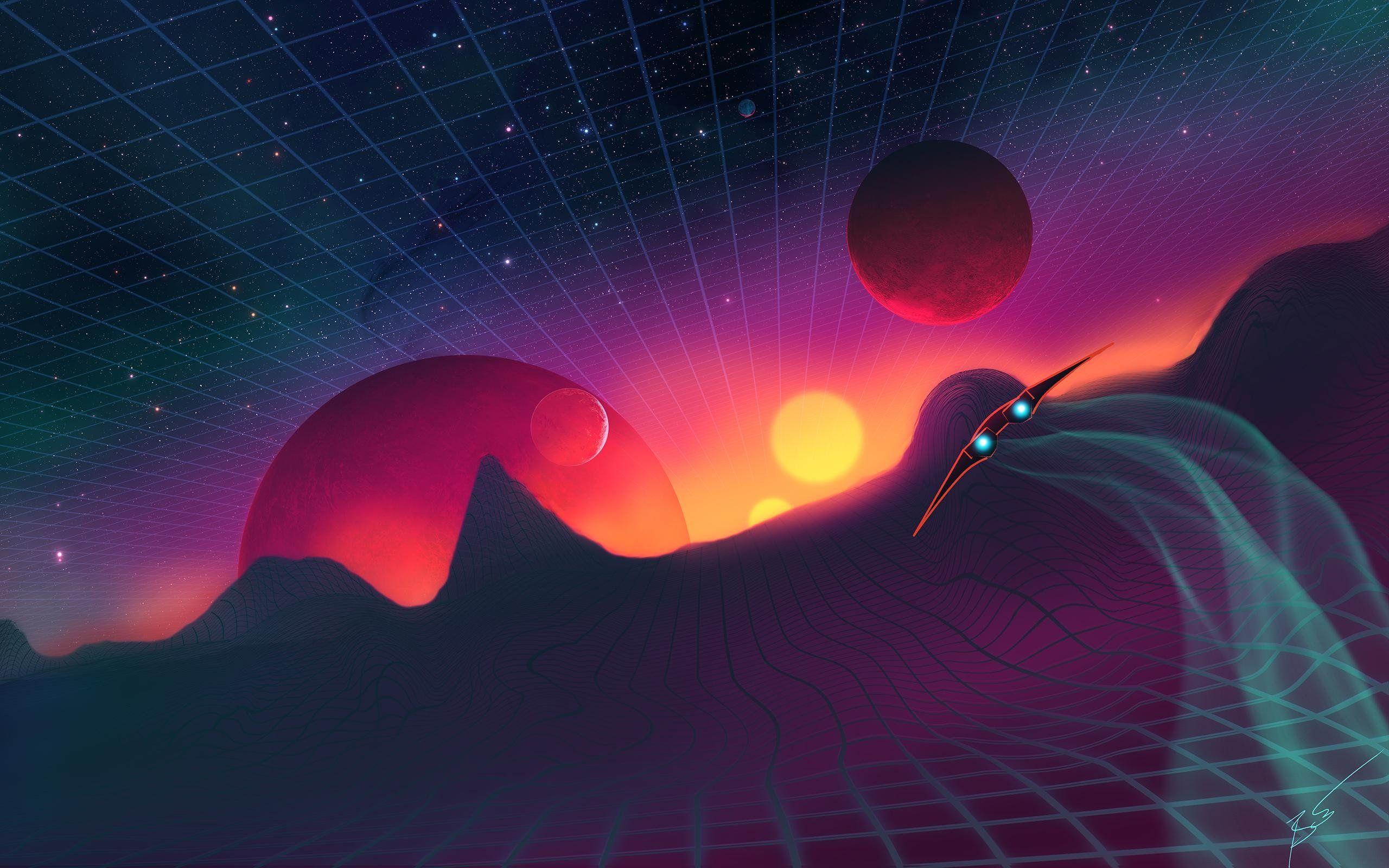 2560x1600 Synth 4K wallpaper for your desktop or mobile screen free and easy to download