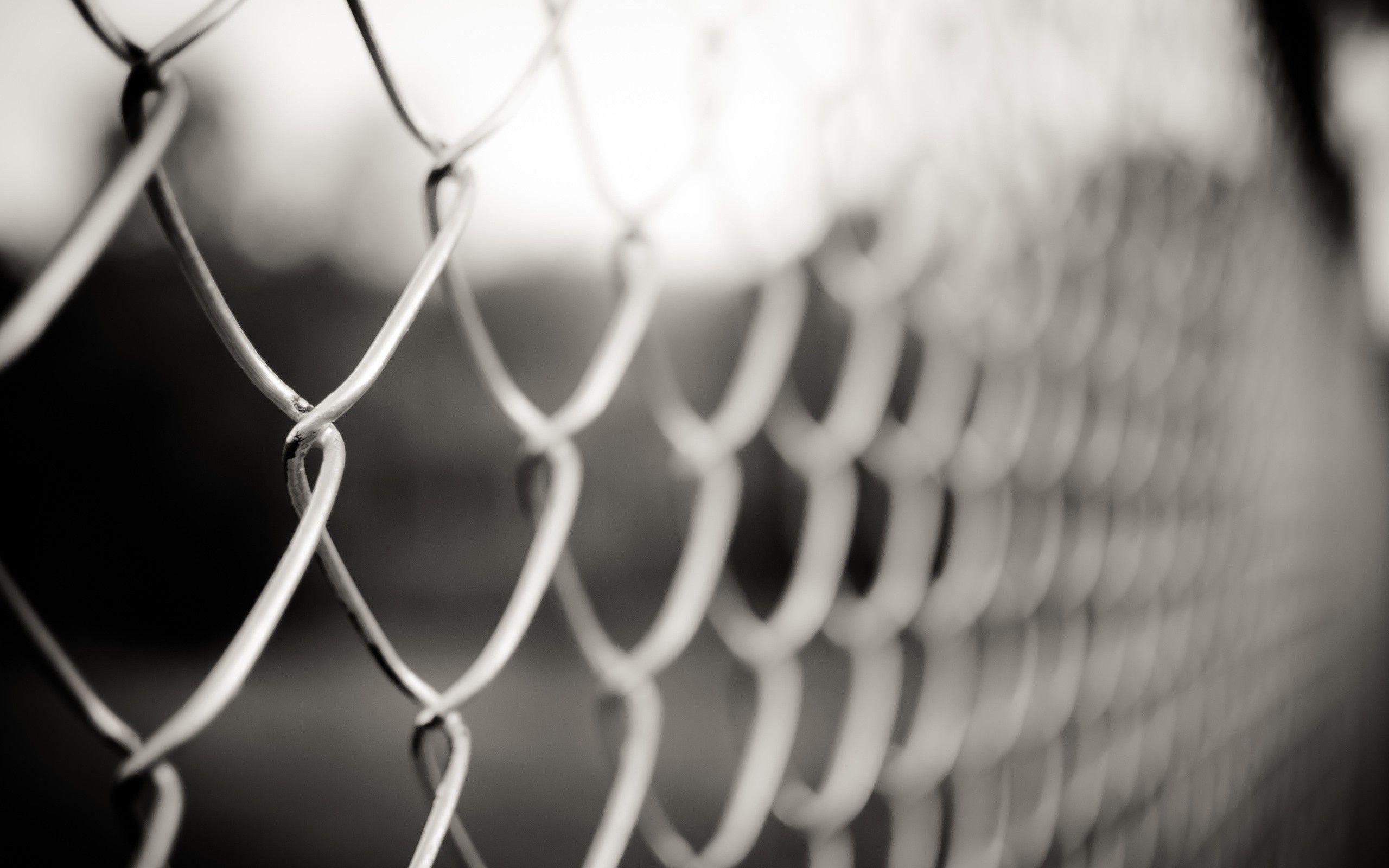 2560x1600 Monochrome chain link fence. Mesh fencing, Wallpaper, Desktop wallpaper background