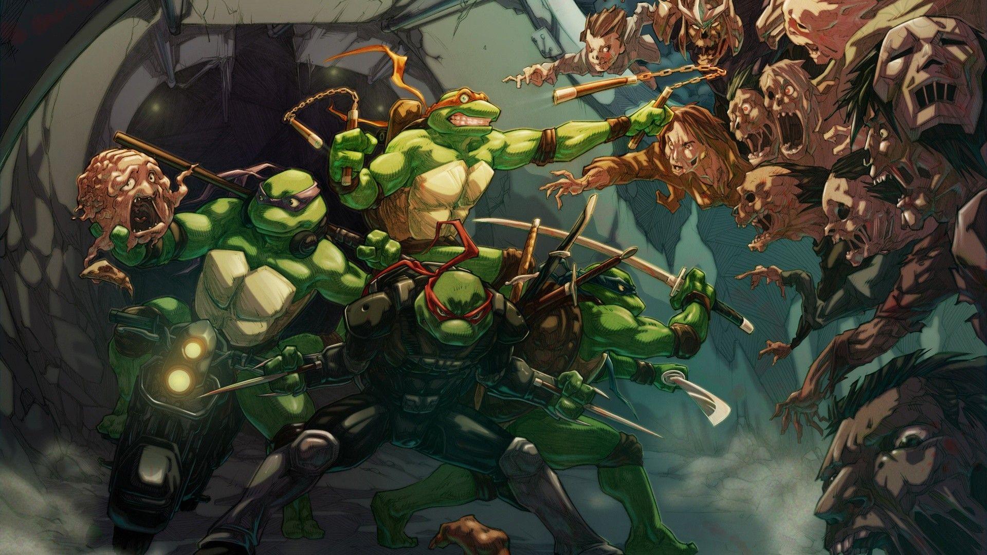 1920x1080 #artwork, #Teenage Mutant Ninja Turtles, wallpaper. Mocah.org HD Desktop Wallpaper