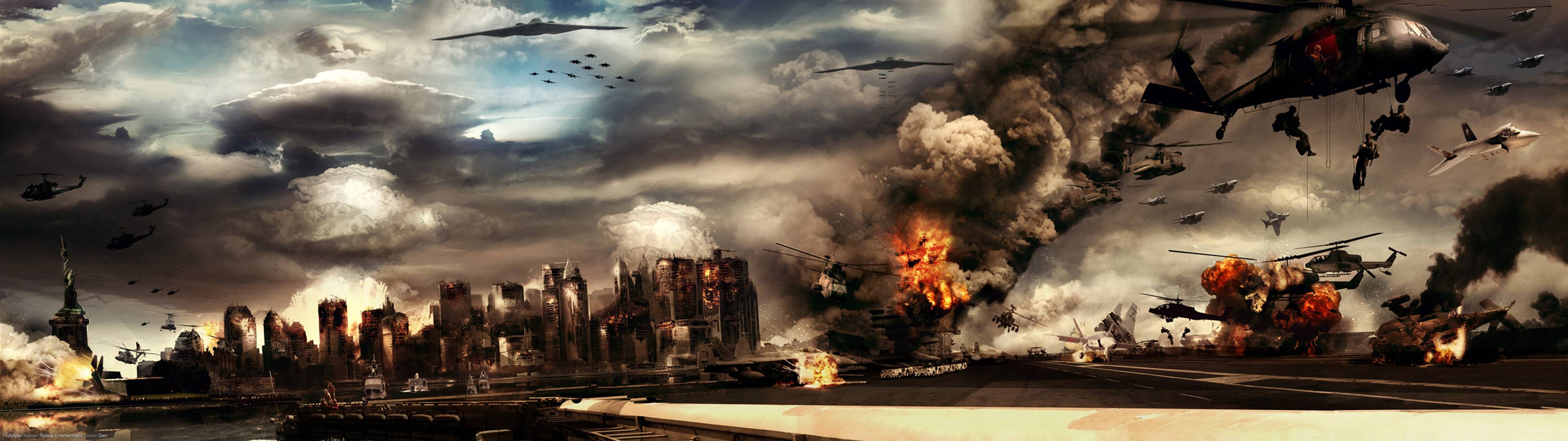 3840x1080 HD Dual Wallpaper