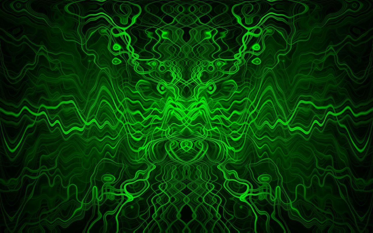 green electricity background