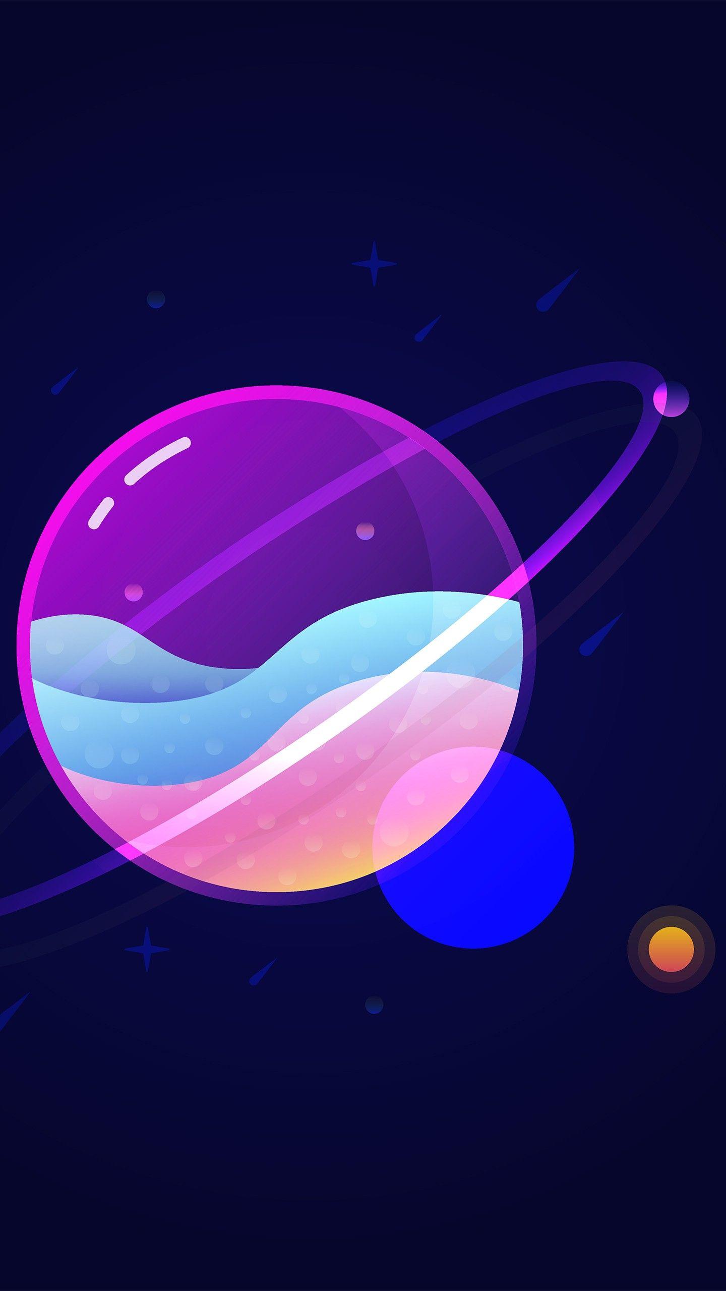 Cute Saturn Wallpapers Top Free Cute Saturn Backgrounds WallpaperAccess