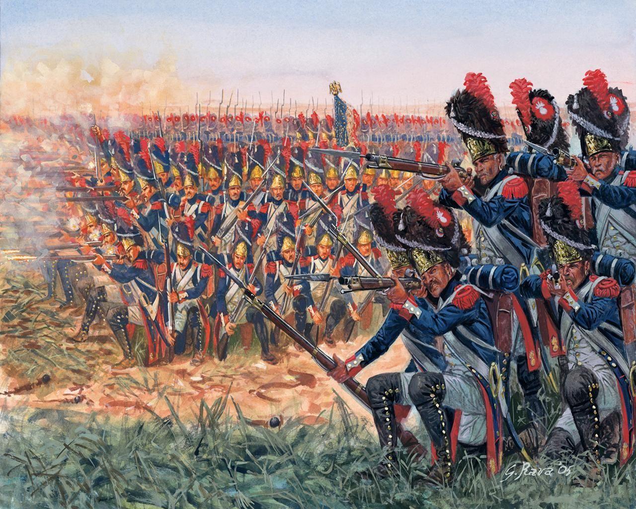 1280x1024 French Old Guard Grenadiers / Favourite Paintings of the Napoleonic Wars. Napoleonic wars, Military history, Military art