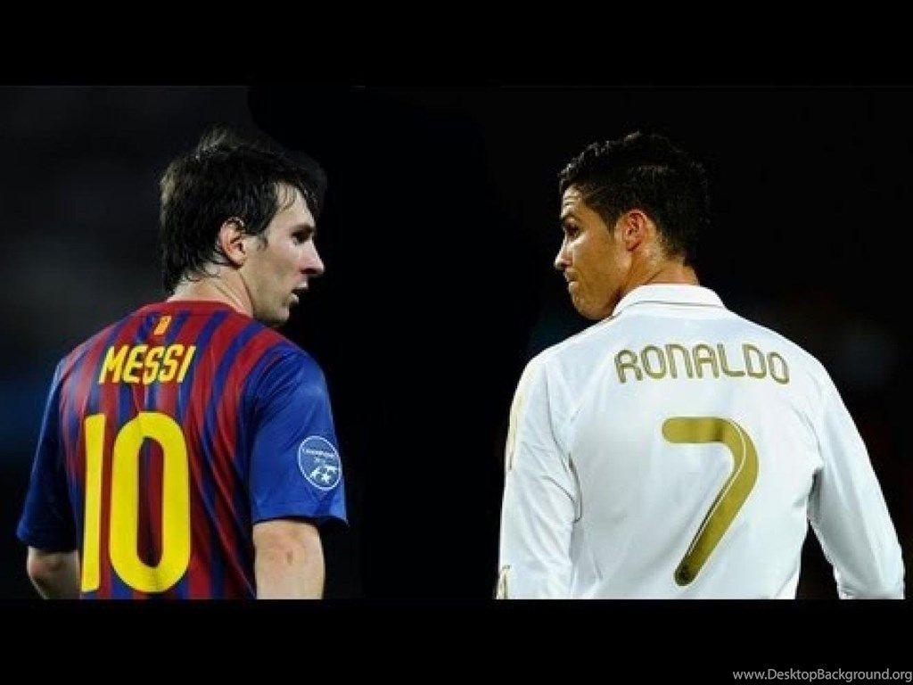 1024x768 Cristiano Ronaldo Vs Messi Wallpaper