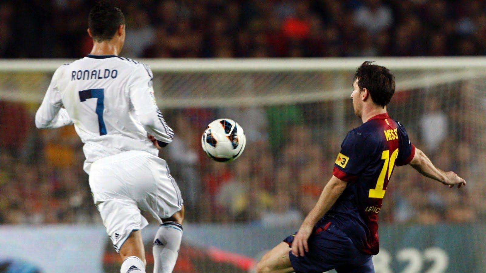 1600x900 Free download Cristiano ronaldo Cristiano ronaldo vs lionel messi HD wallpaper [1600x900] for your Desktop, Mobile & Tablet. Explore Ronaldo And Messi Wallpaper. Messi Wallpaper, Messi Neymar Ronaldo Wallpaper
