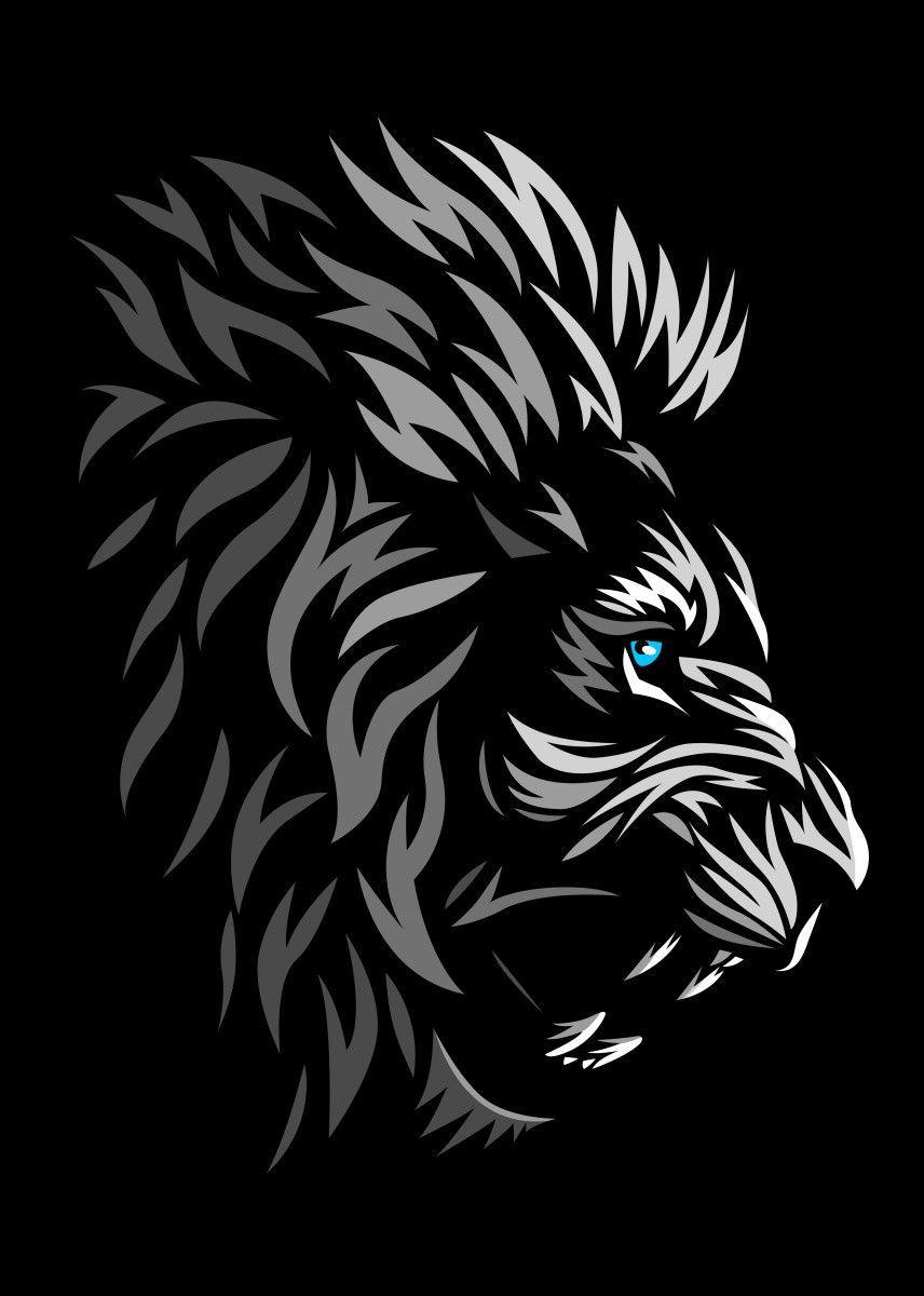Tribal Lion Wallpapers - Top Free Tribal Lion Backgrounds - WallpaperAccess