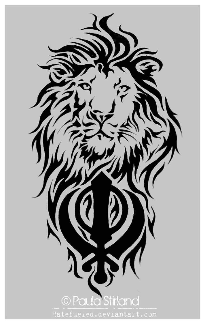 712x1123 Lion Sikh Wallpaper