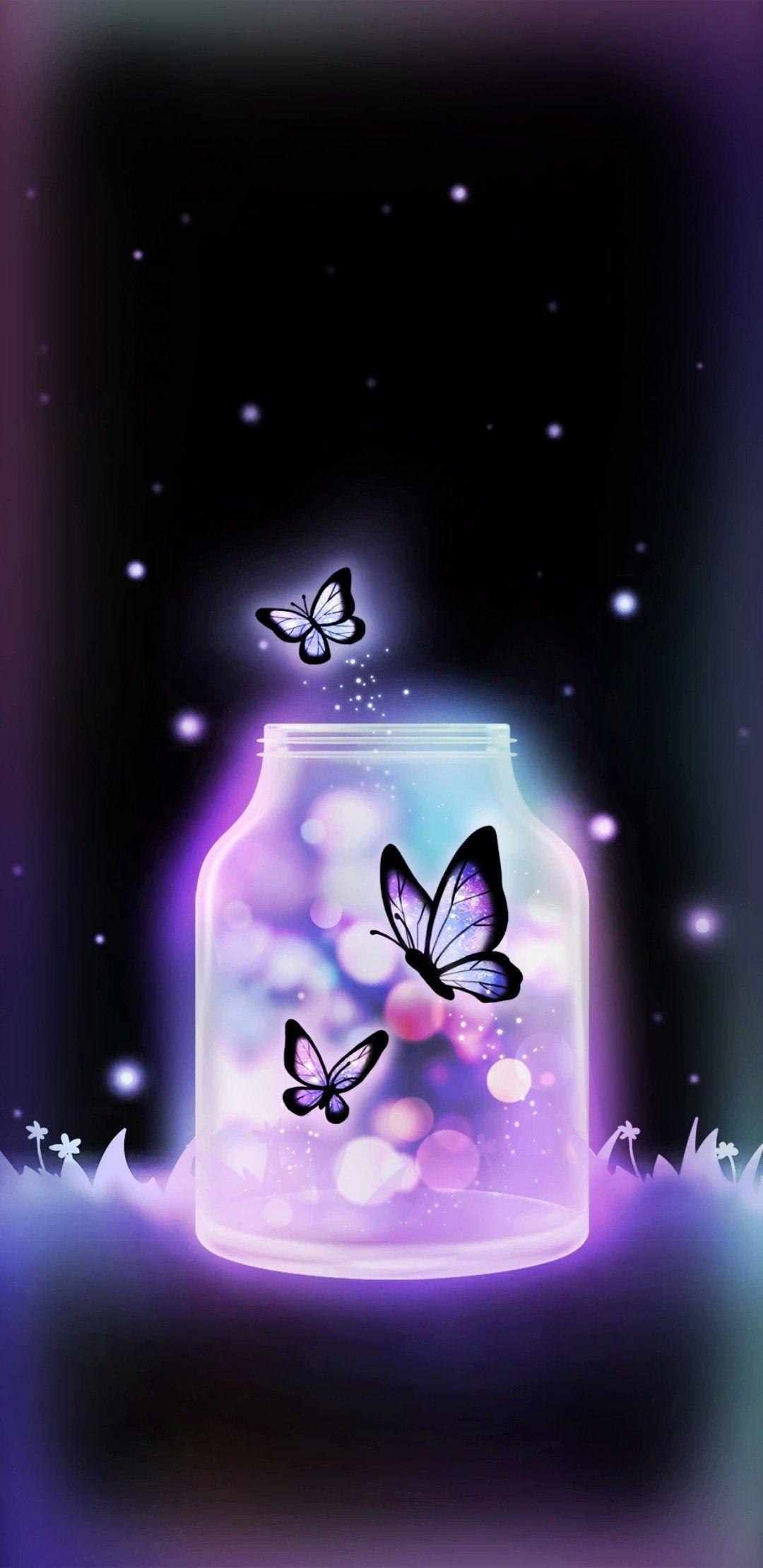 1080x2220 Jar of Butterfly