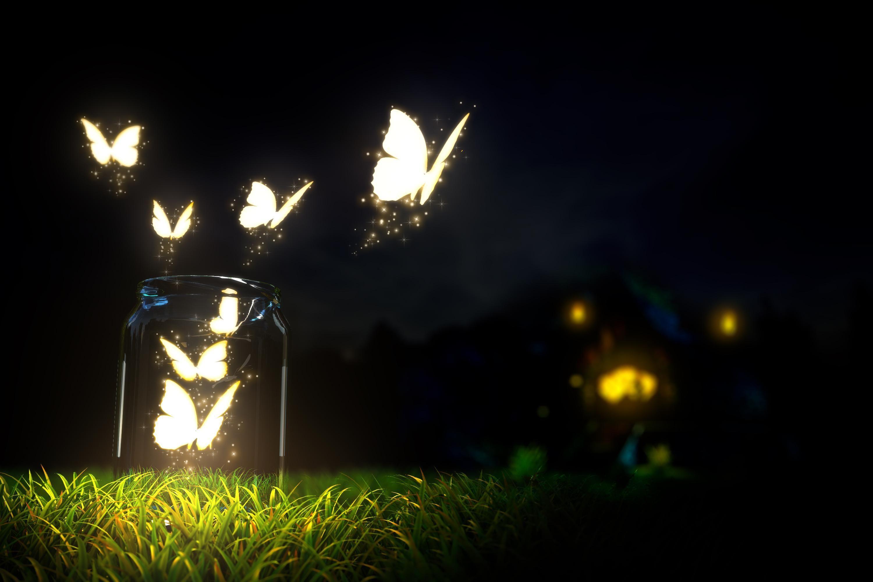 3000x2000 Dark Butterfly Wallpaper