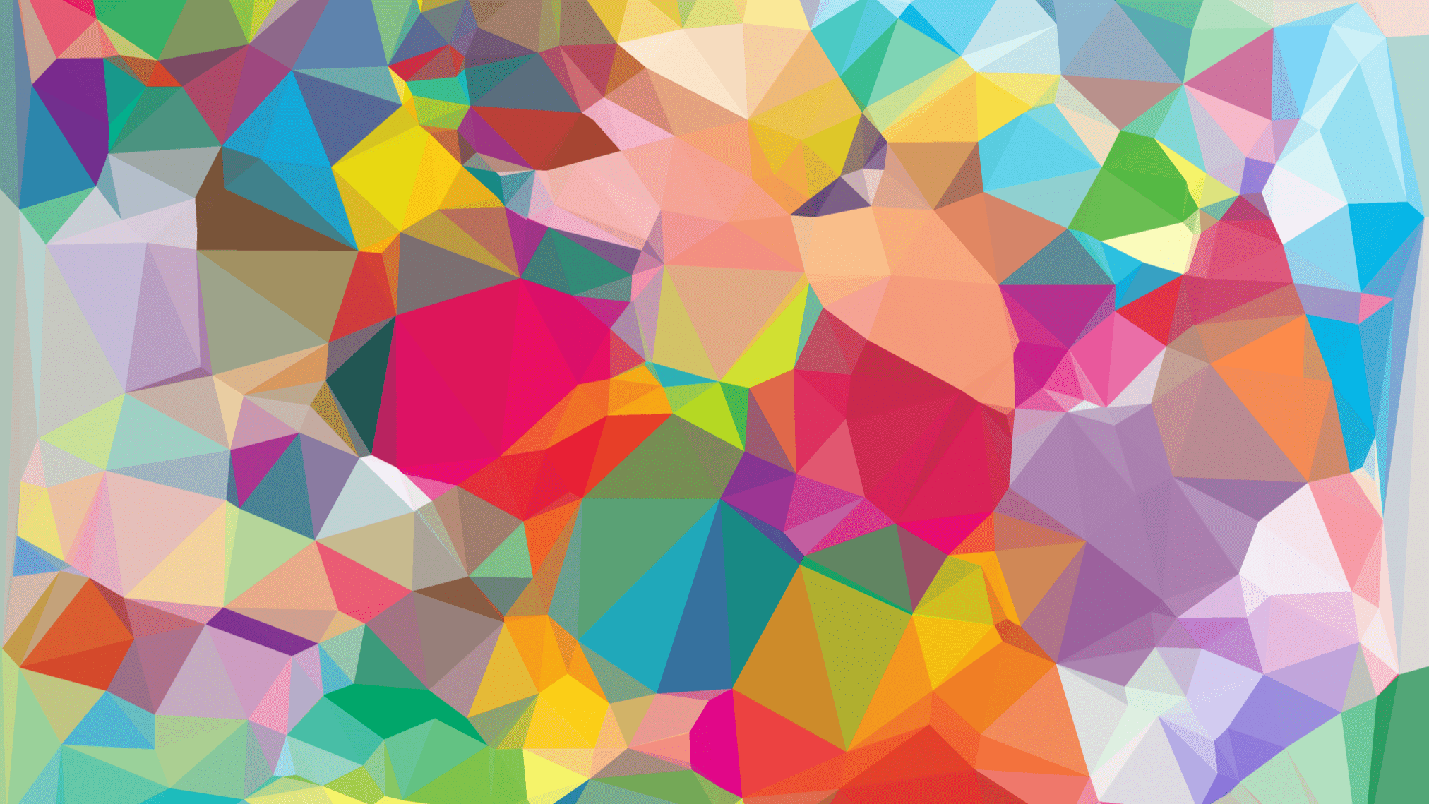 2024x1139 Colorful Geometric Wallpaper