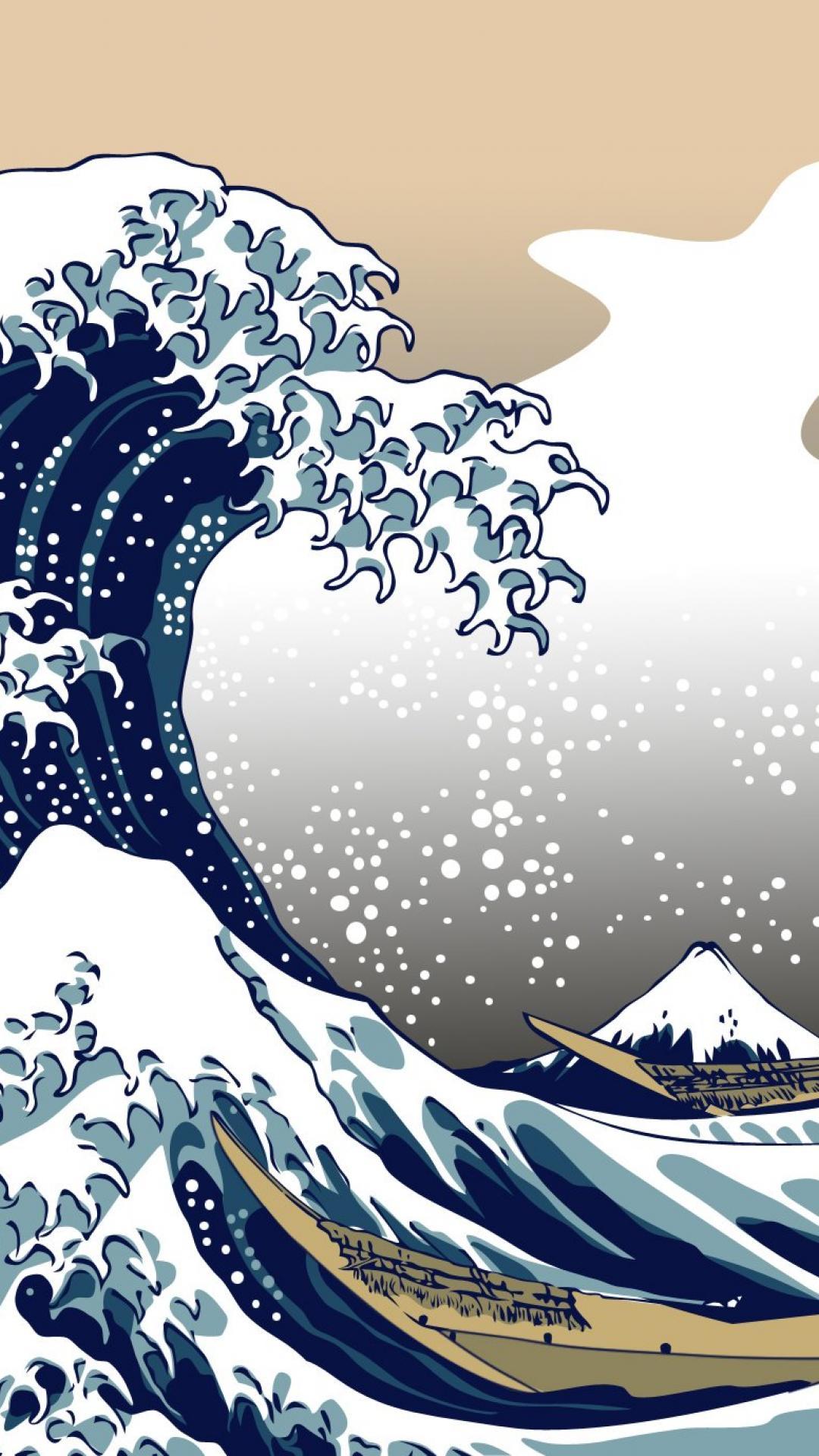 Wave Japanese Art Wallpapers - Top Free Wave Japanese Art Backgrounds