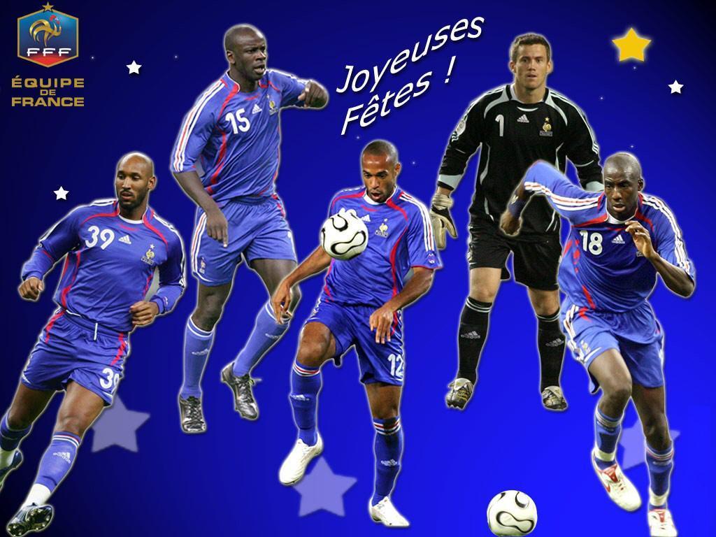 1024x768 France Soccer Team Wallpaper