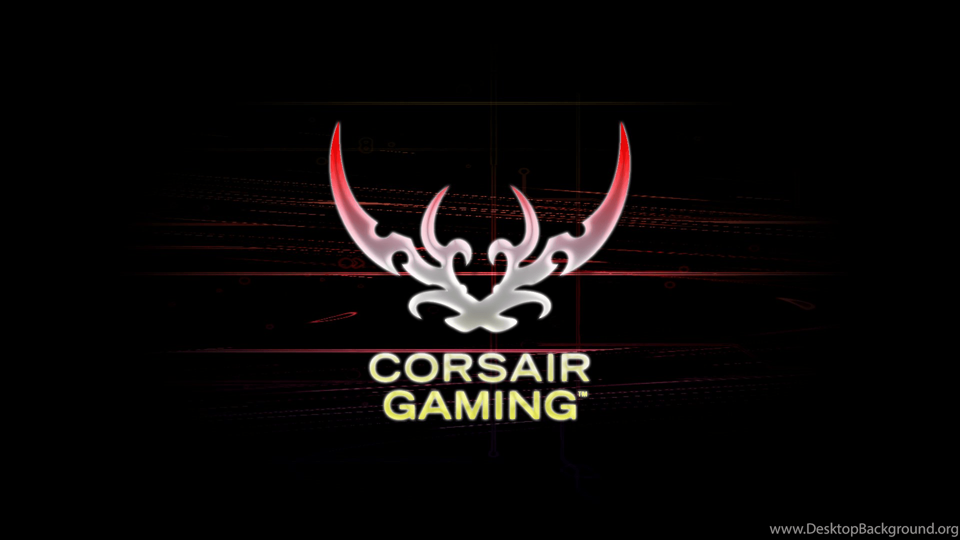 1920x1080 Corsair Red HD Wallpaper 2020