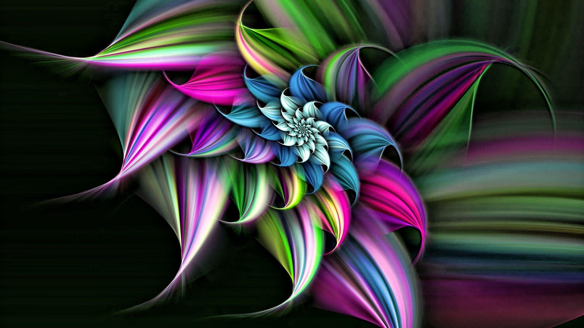 1920x1080 Cool Wallpaper 3D 1080p. Flower iphone wallpaper, Flower wallpaper, Abstract flowers
