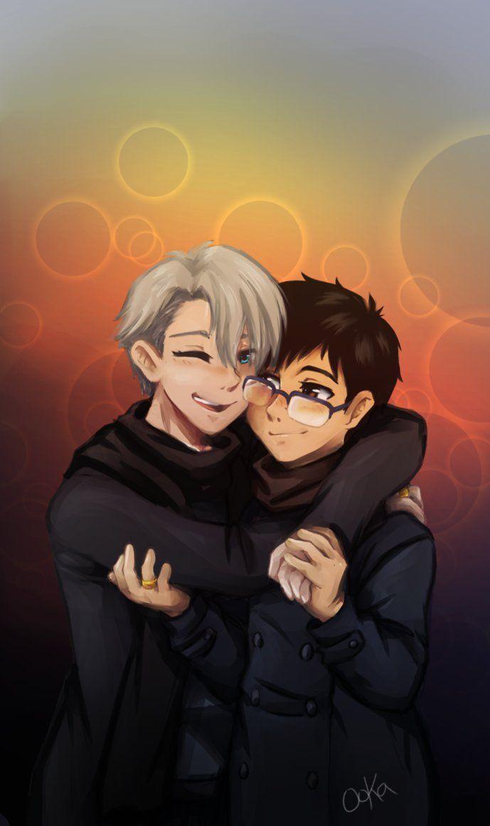 689x1160 YOI #Victuuri fanart by 0okamiseishin I HEARD THAT THE MOVIE IS COMING OUT THIS YEAR, CAN ANYONE CONFIRM THIS?. Anime, Fan art, Art