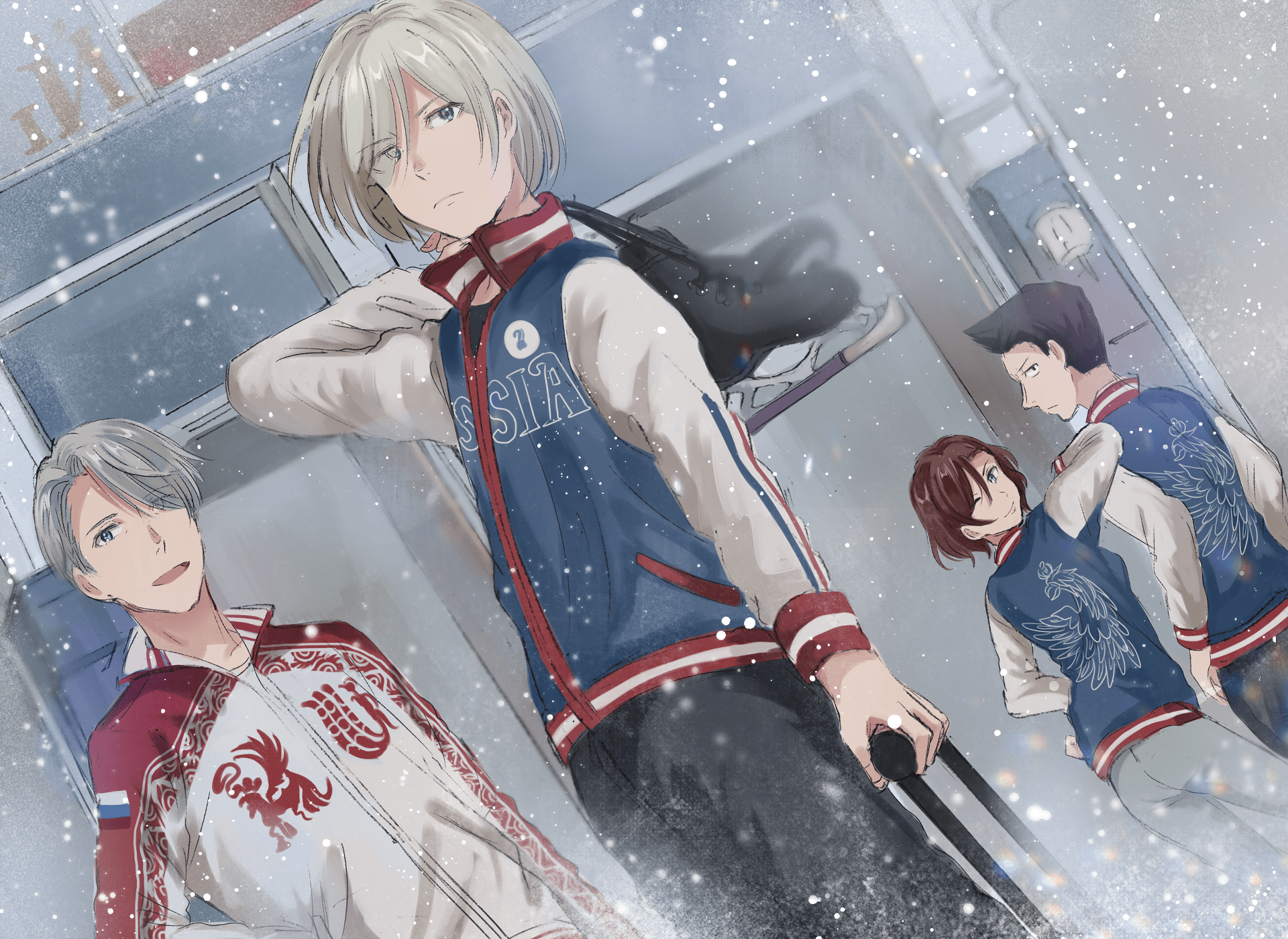 1920x1401 Georgi Popovich Mila Babicheva Viktor Nikiforov Yuri Plisetsky Wallpaper:1920x1401