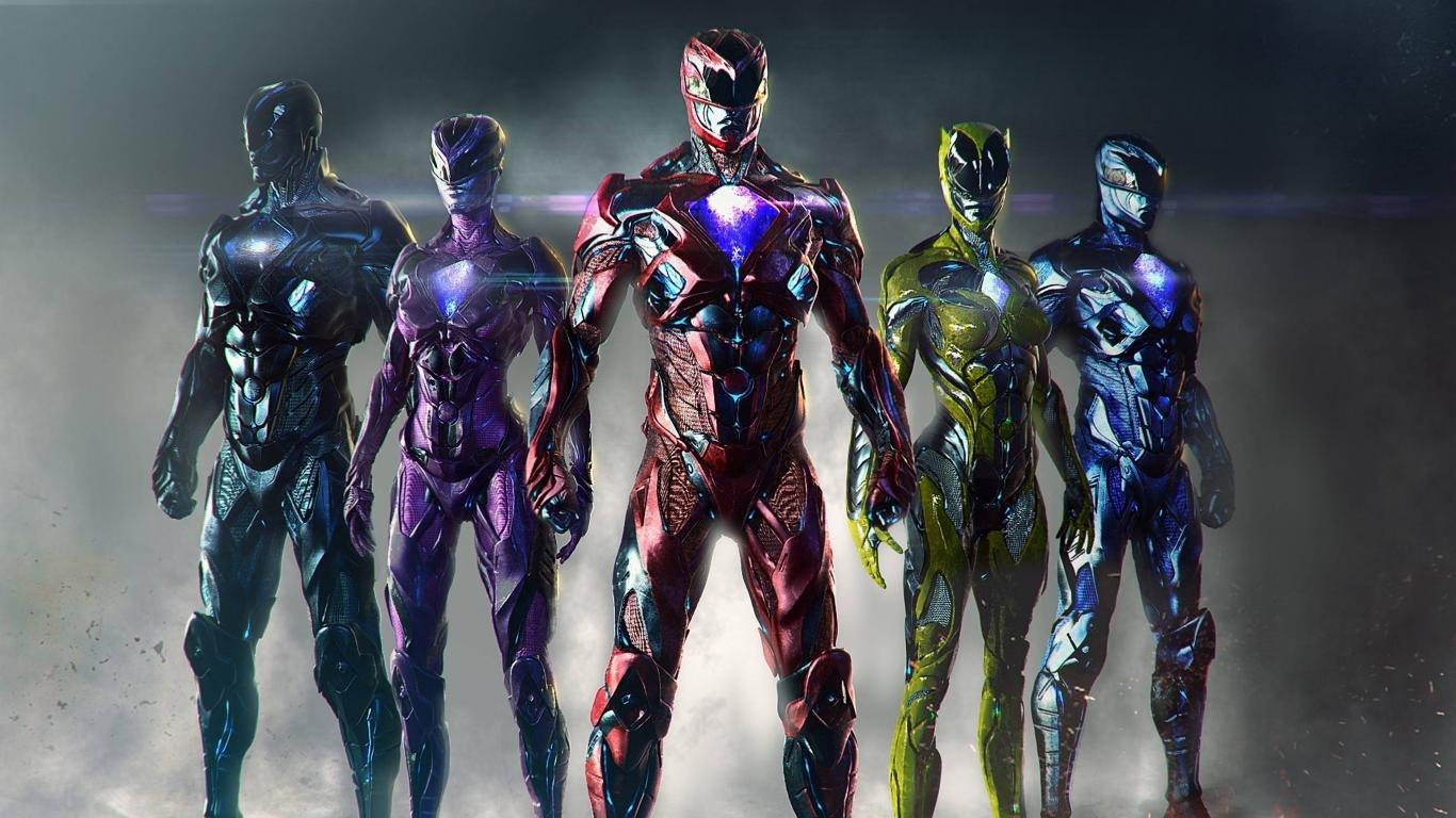 1366x768 Power Rangers (2017) movie wallpaper 1366x768 (laptop) desktop background