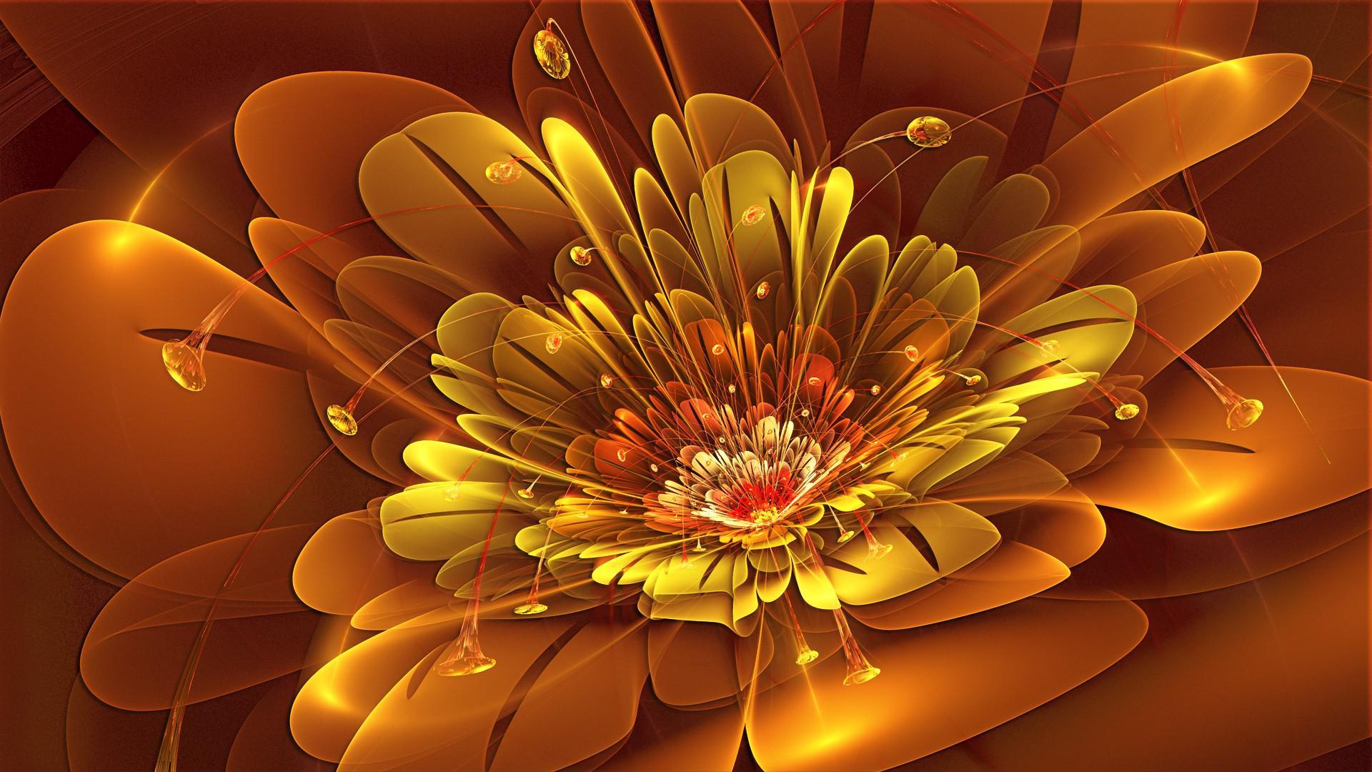 1920x1080 Flowers abstract Wallpaper