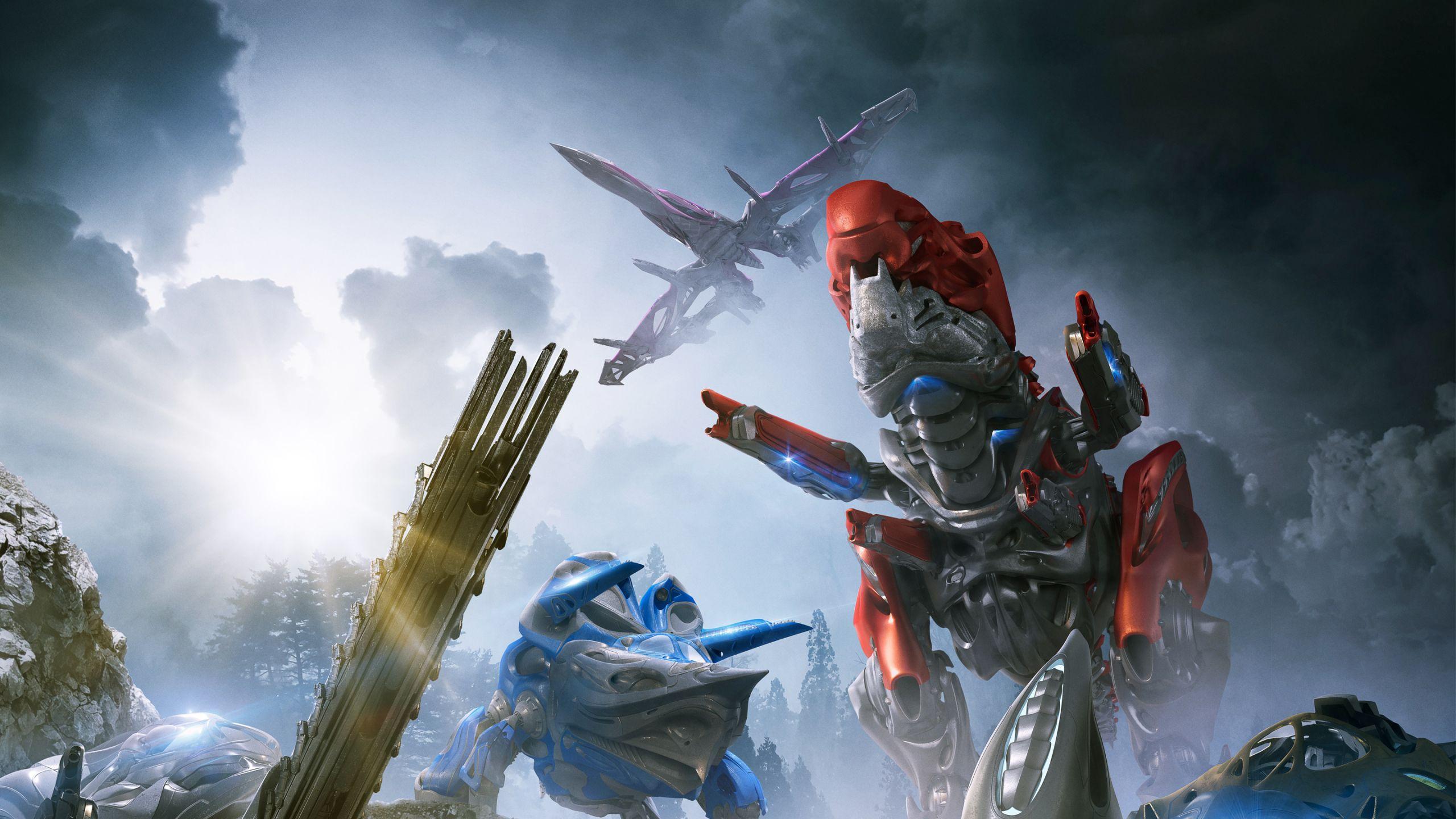 2560x1440 Desktop Wallpaper Zords, Power Rangers Movie, 8k, HD Image, Picture, Background, Cewaiy