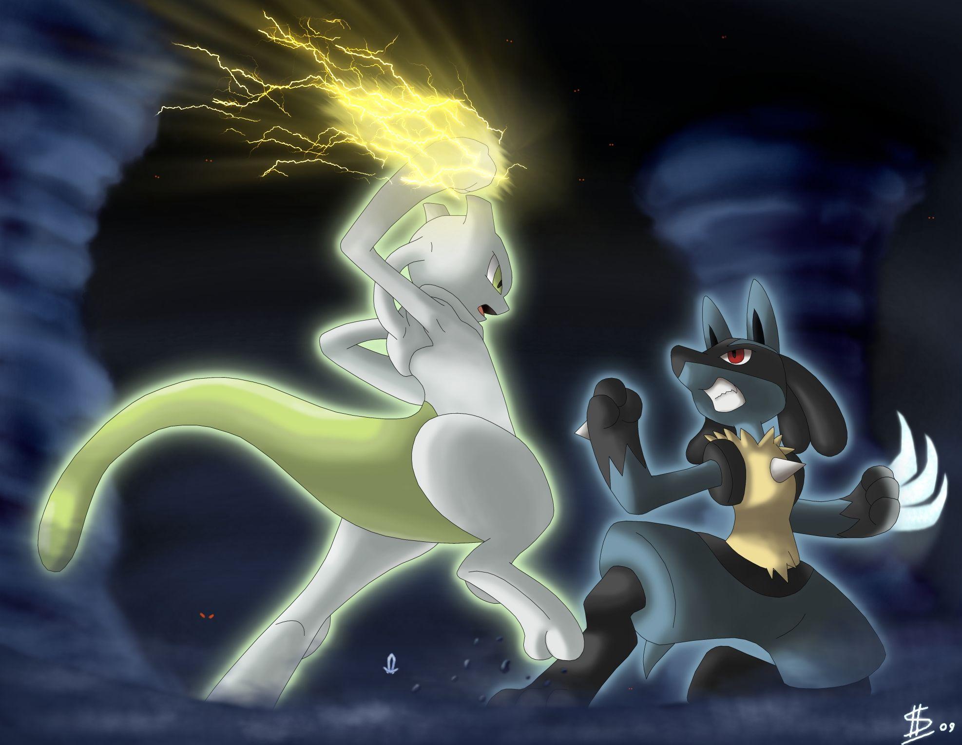 1974x1529 pokemon mewtwo lucario 1974x1529 wallpaper High Quality Wallpaper, High Definition Wallpaper