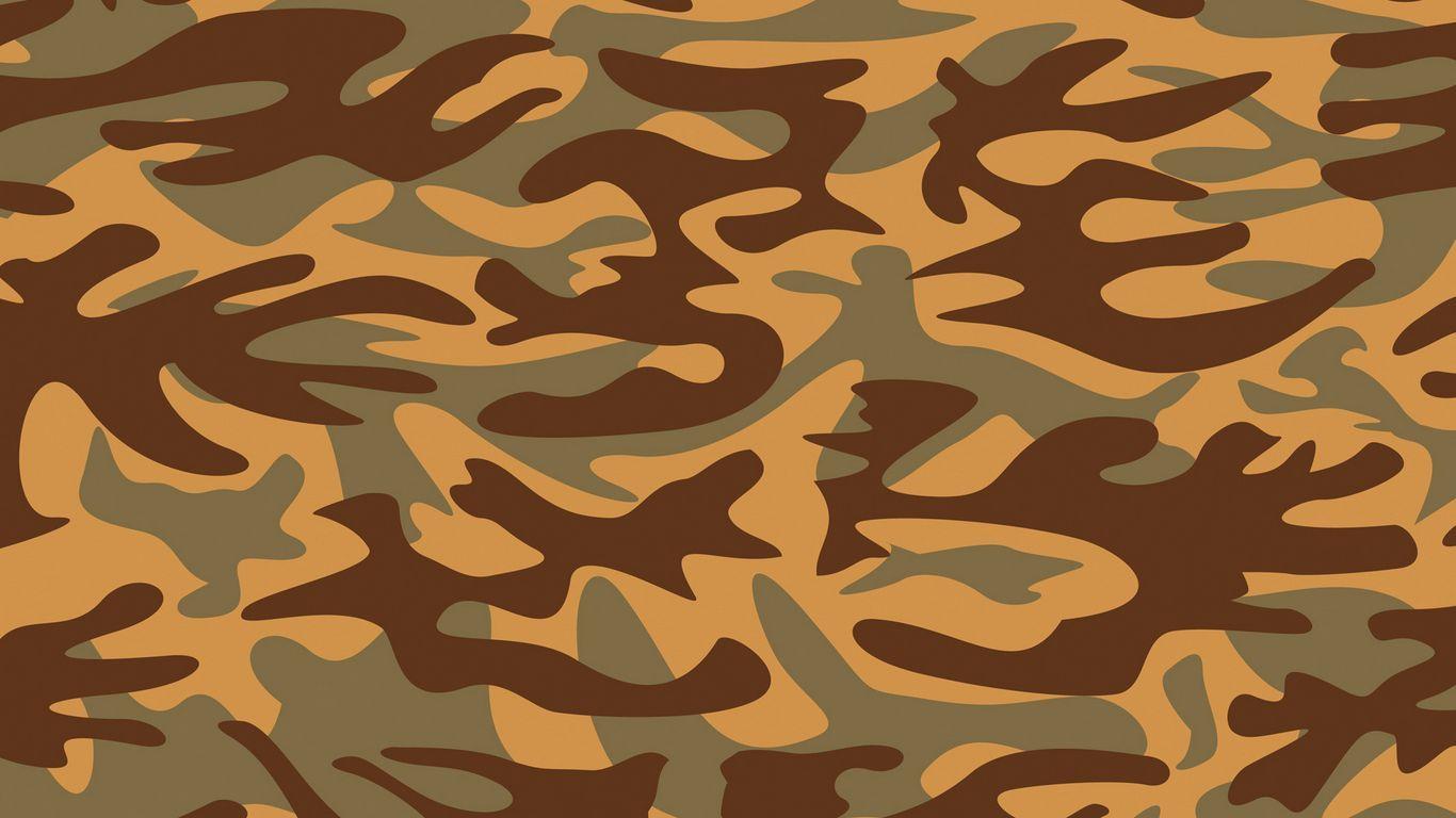 1366x768 Download wallpaper 1366x768 camouflage, texture, military tablet, laptop HD background