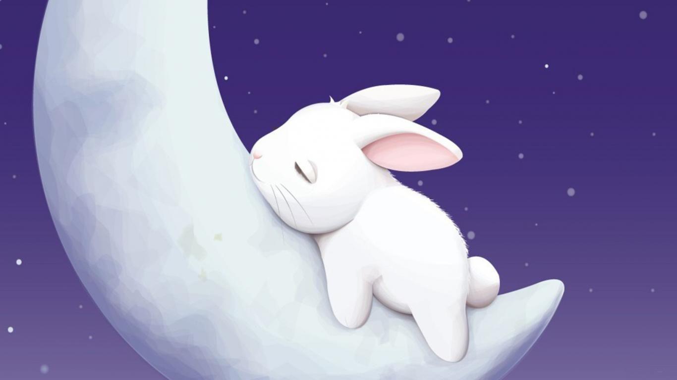 1366x768 Top Collection of Cute Cartoon Wallpaper, Pack V Wallpaper Bunny Wallpaper 1366x768