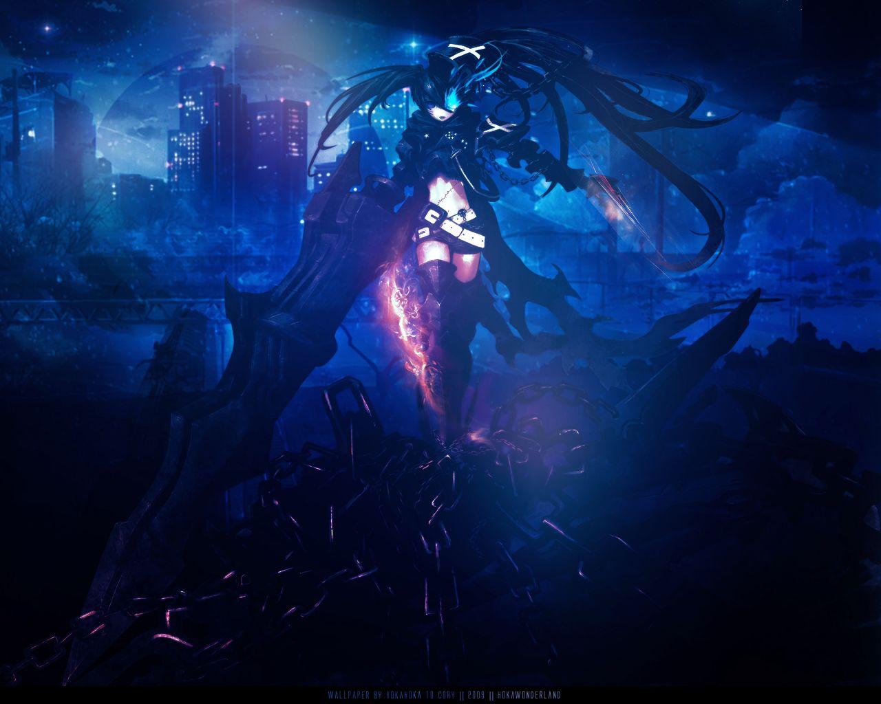 1280x1024 Insane BlackRock Shooter Wallpaper Anime Image Board