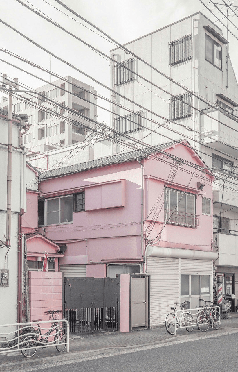 820x1280 Japan Pastel Aesthetic Wallpaper