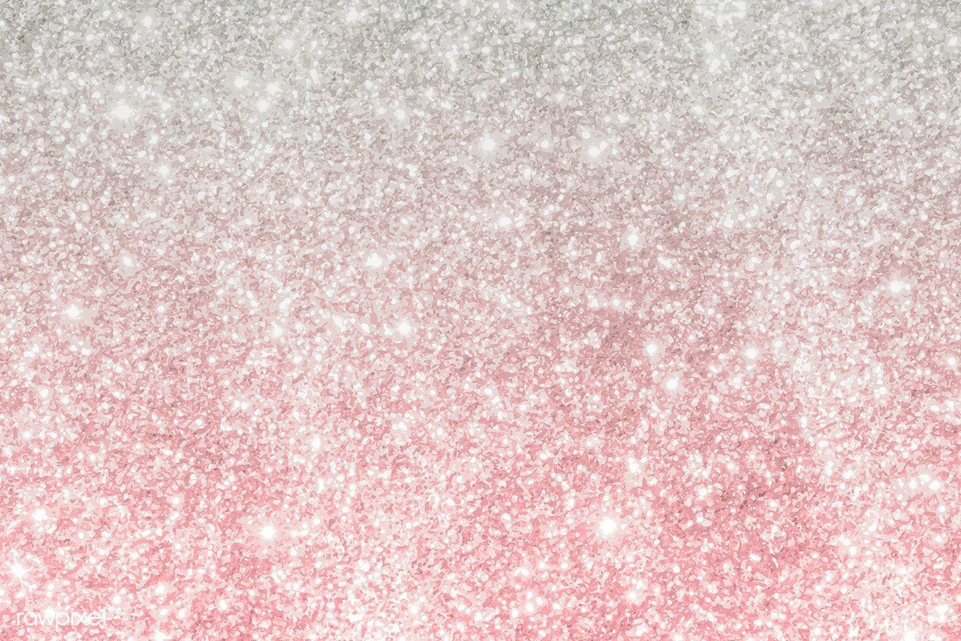 1400x934 Download premium vector of Pink and silver glittery pattern background. Background patterns, Pink glitter background, Vector background pattern