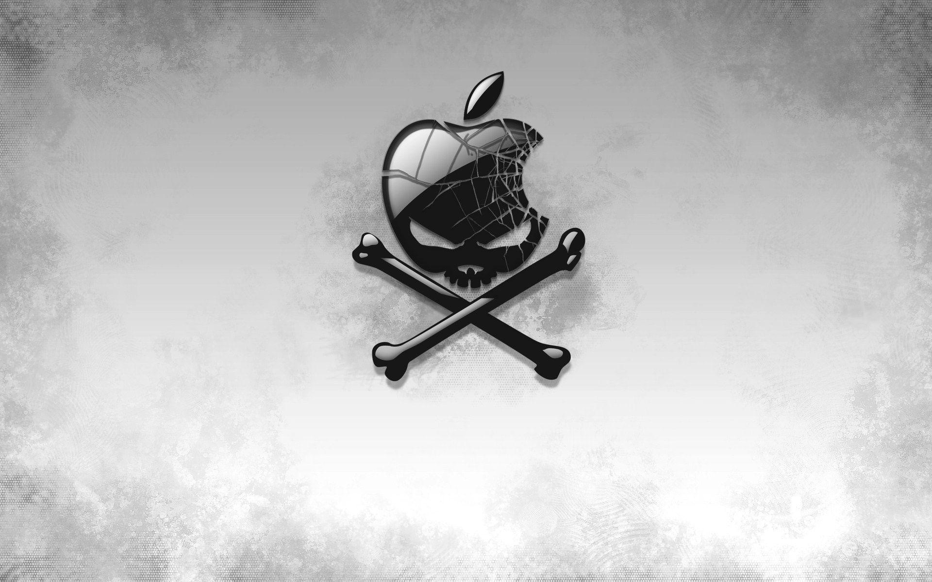 1920x1200 pirate mac os x. Apple logo wallpaper, Skull wallpaper, Apple wallpaper