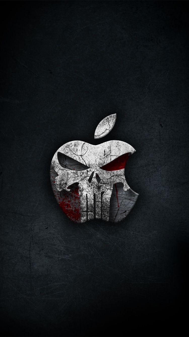 Skull Apple Logo Wallpapers - Top Free Skull Apple Logo Backgrounds ...