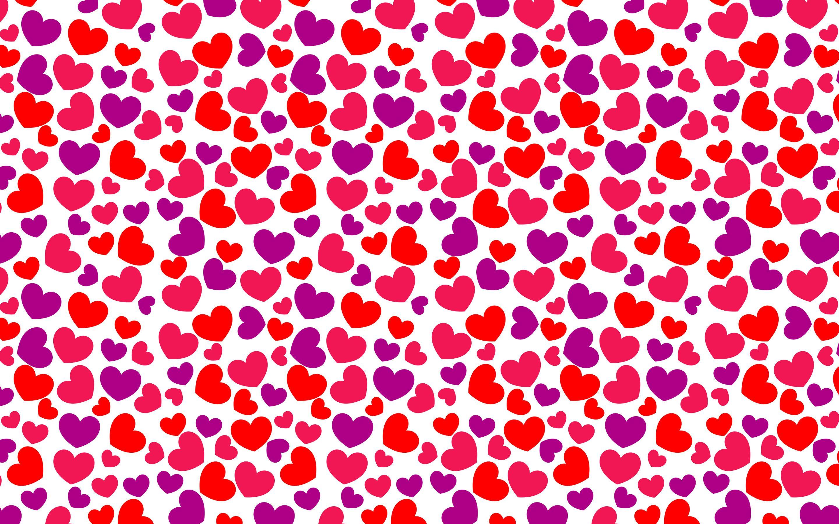2880x1800 Hearts Wallpaper Background