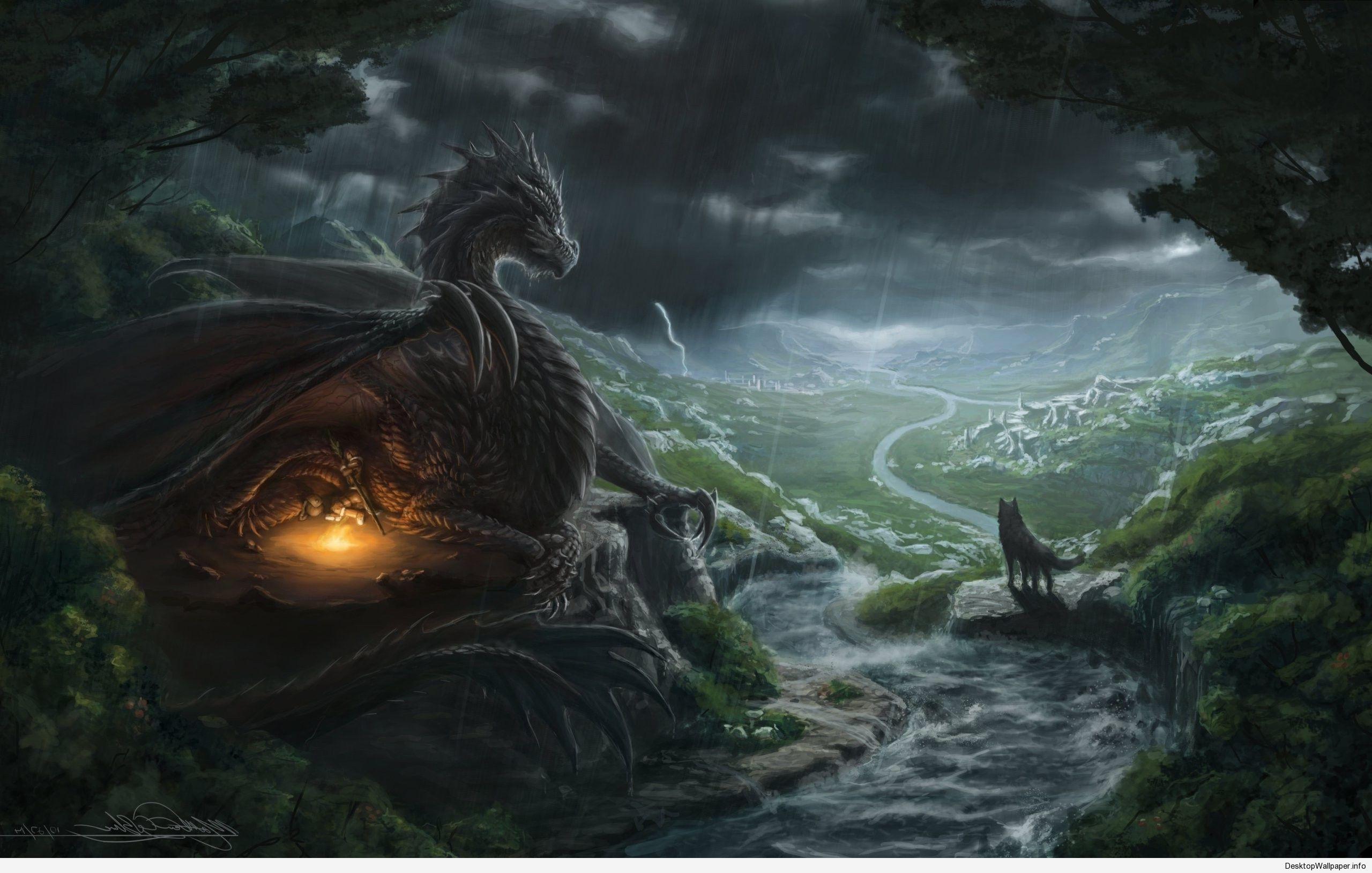 Dragon and Wolf Wallpapers Top Free Dragon and Wolf Backgrounds