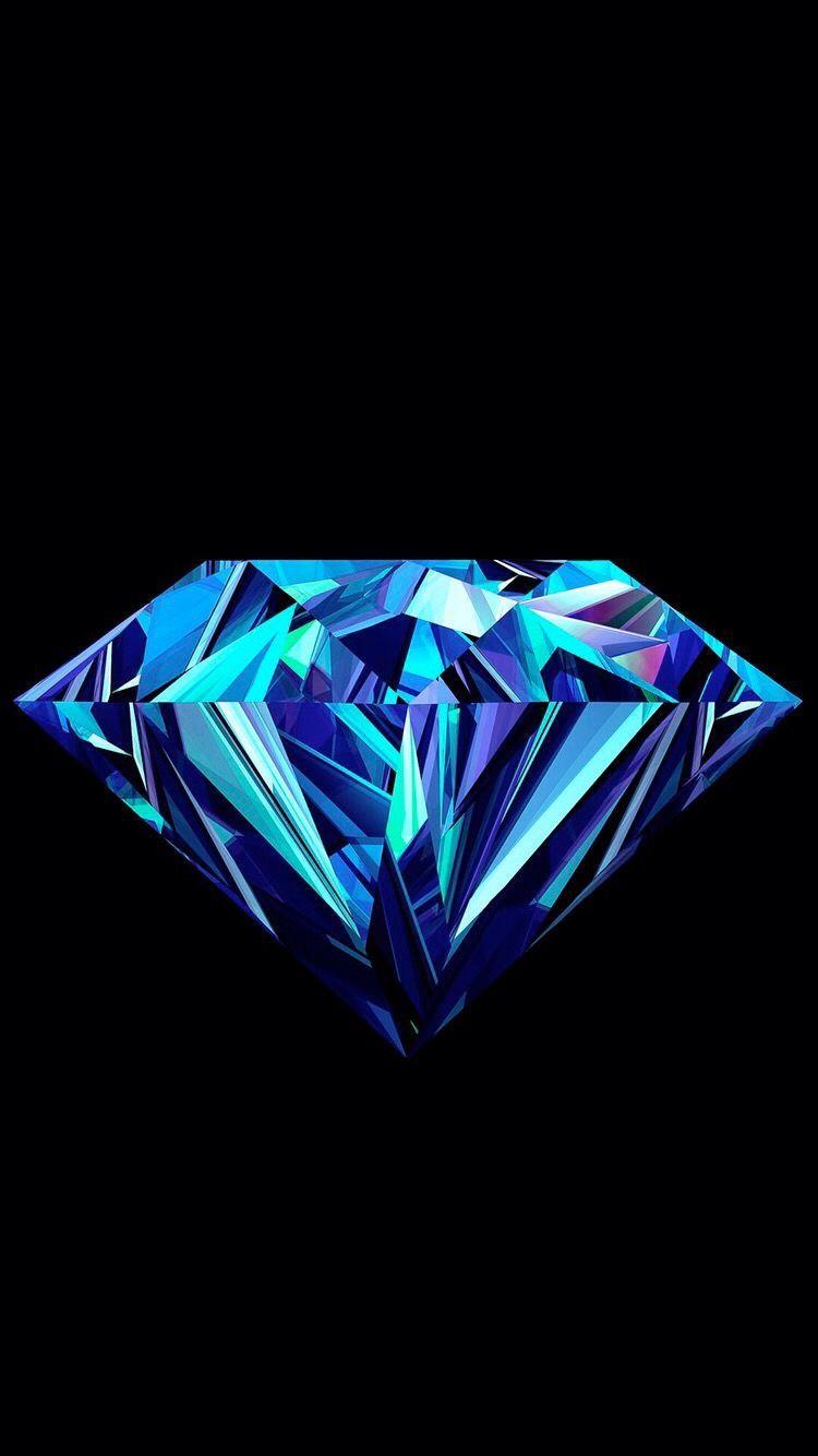 750x1334 Wallpaper. By Artist Unknown. Diamond wallpaper, Bling wallpaper, Butterfly wallpaper