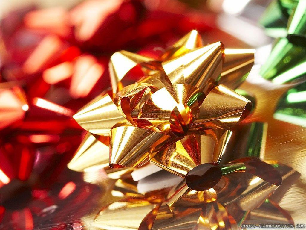 1024x768 Christmas Bow wallpaper